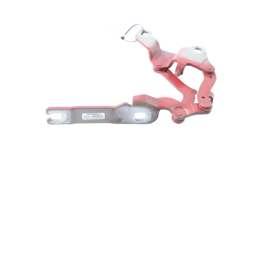 Front Right Engine Bonnet Hinge O/S Vermilionrot Metallic - A82 to BMW E90 E91 E92 with Part number 7115264 BMW E90 E91 E92 Front Right Engine Bonnet Hinge O/S Vermilionrot Metallic - A82 - SKU 7115264-VER - Part number 7115264