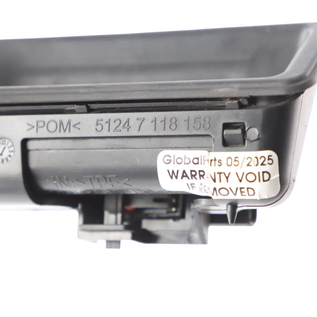 Boot Lid Trunk Tailgate Grab Handle Push Button to BMW E60 X5 E70 E90 E91 with Part number 7118158 BMW E60 X5 E70 E90 E91 Boot Lid Trunk Tailgate Grab Handle Push Button - SKU 7118158 - Part number 7118158