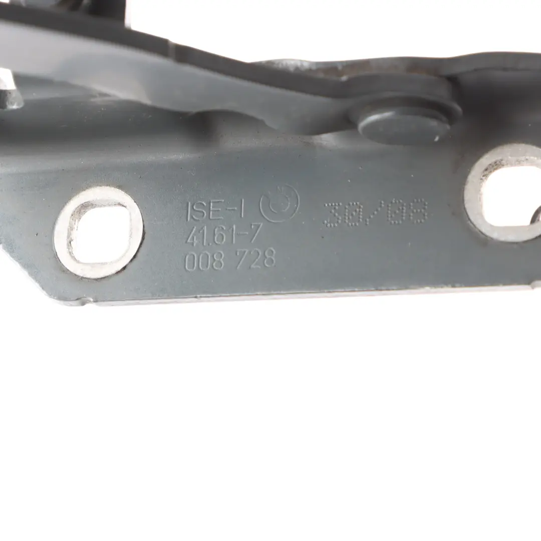 Hood Hinge Right BMW E60 E61 Engine O/S Platingrau Metallic - A68 to with Part number 7120276 Hood Hinge Right BMW E60 E61 Engine O/S Platingrau Metallic - A68 - SKU 7120276-PG - Part number 7120276