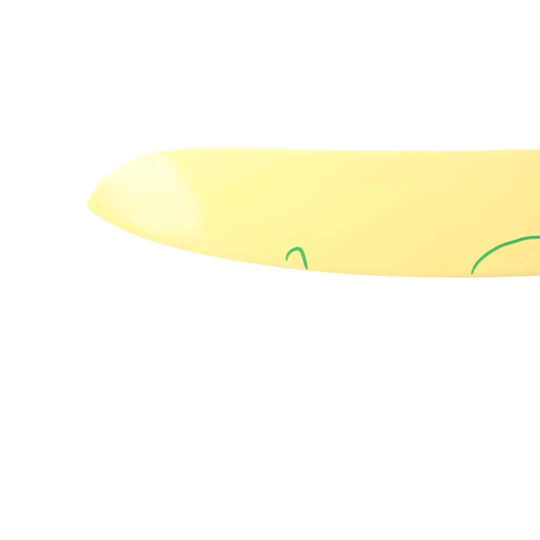 Wing Spoiler Panel Trunk Lid Trim Liquid Yellow - 902 to Mini Cooper R56 Rear with Part number 7122799 Mini Cooper R56 Rear Wing Spoiler Panel Trunk Lid Trim Liquid Yellow - 902 - SKU 7122799-YEL - Part number 7122799