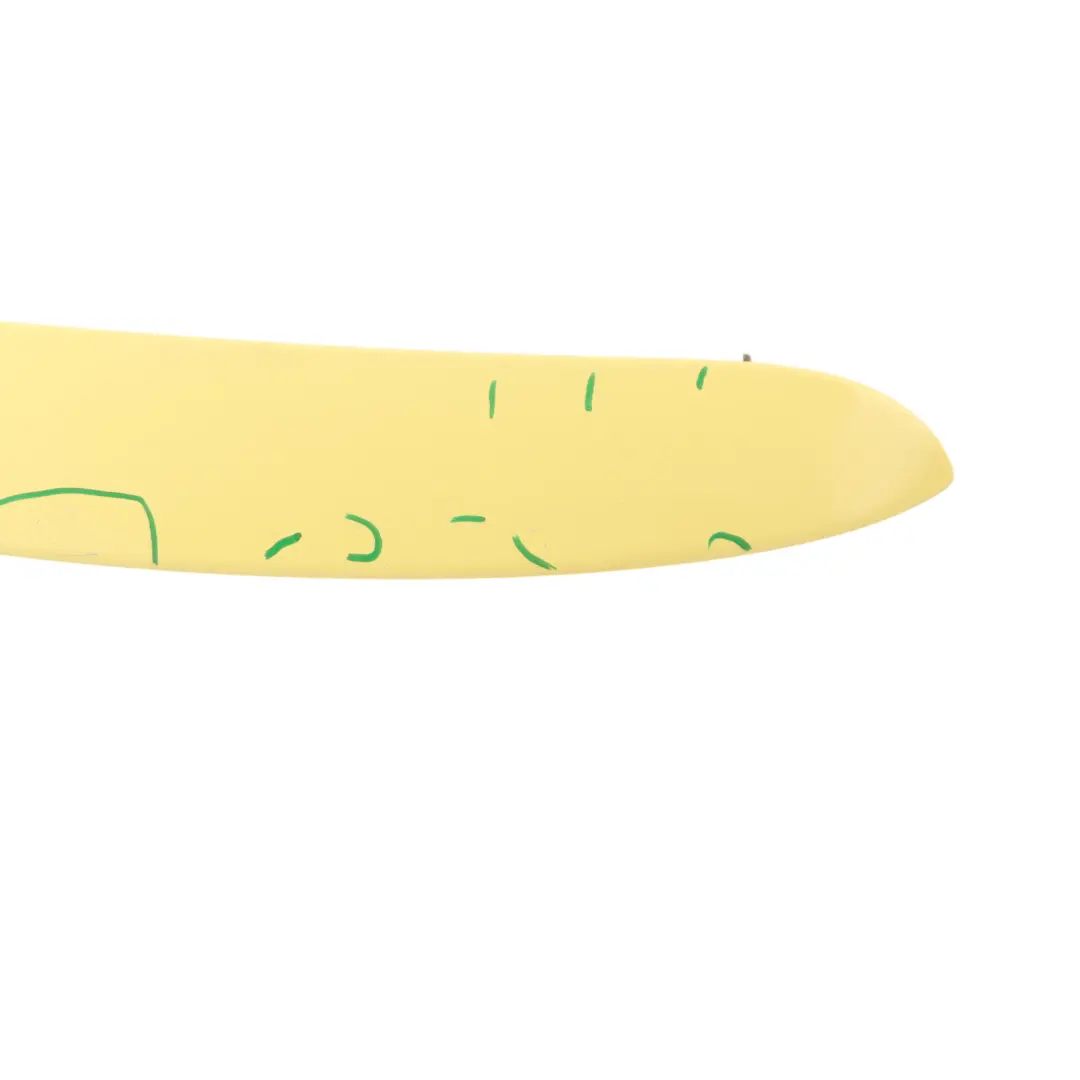 Wing Spoiler Panel Trunk Lid Trim Liquid Yellow - 902 to Mini Cooper R56 Rear with Part number 7122799 Mini Cooper R56 Rear Wing Spoiler Panel Trunk Lid Trim Liquid Yellow - 902 - SKU 7122799-YEL - Part number 7122799