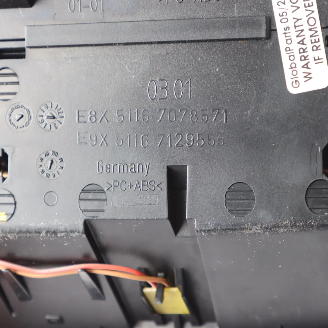 BMW E90 E91 Posacenere Consola Centrale Copertura Noce - SKU 7129549-7 - Numero di parte 7129549