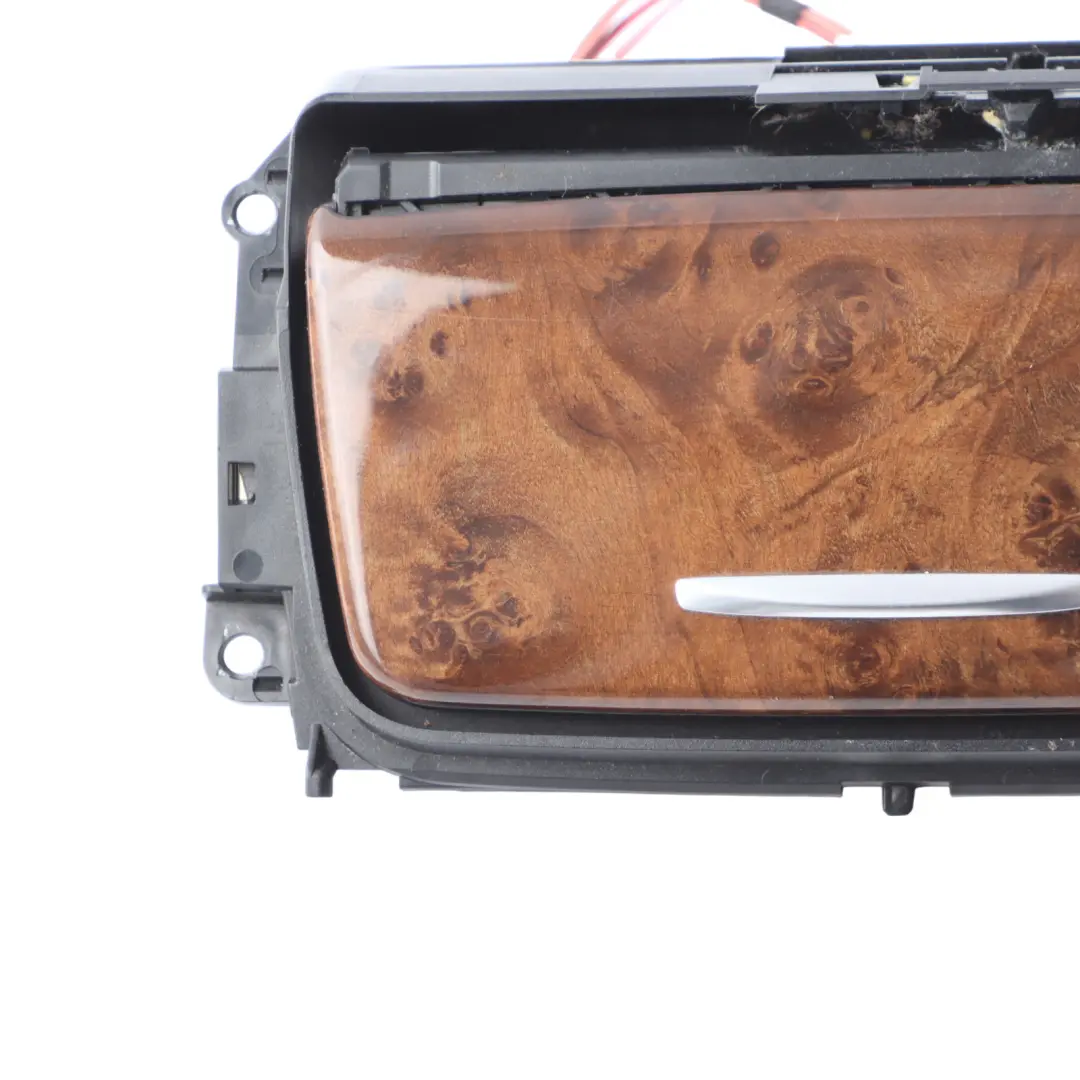 BMW E90 E91 Consola Central Cenicero Cubierta Madera Álamo Woodgrain - SKU 7129549-7 - Número de pieza 7129549