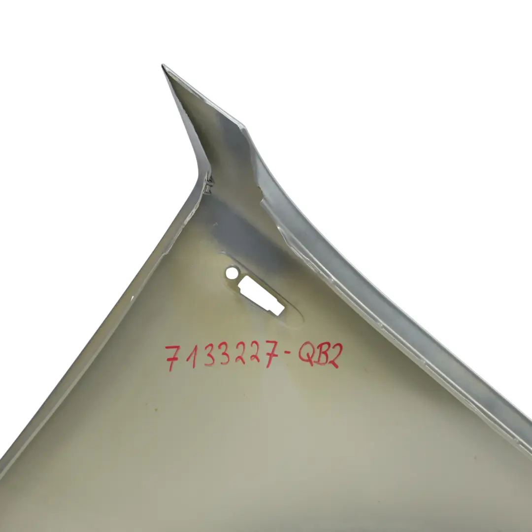 Side Panel BMW E81 E87 Wing Fender Front Left N/S Quarzblau Blue Blau - A18 to with Part number 7133227 Side Panel BMW E81 E87 Wing Fender Front Left N/S Quarzblau Blue Blau - A18 - SKU 7133227-QB2 - Part number 7133227