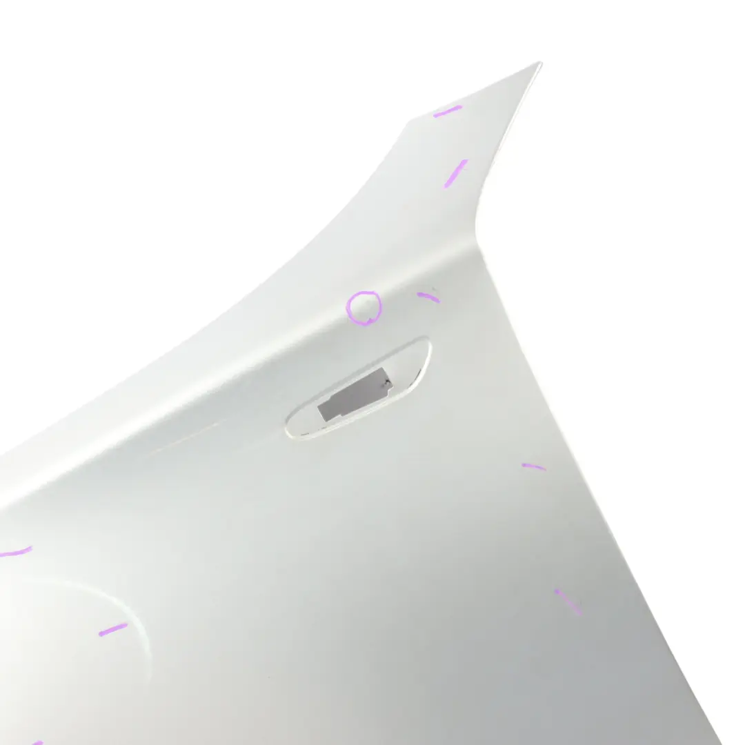 BMW E81 E87 Side Panel Wing Fender Front Left N/S Titansilber Silver - 354 - SKU 7133227-TS1 - Part number 7133227