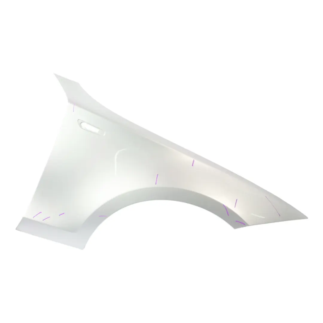 Side Panel Fender Wing Front Right O/S Titansilber Silver - 354 to BMW E81 E87 with Part number 7133228 BMW E81 E87 Side Panel Fender Wing Front Right O/S Titansilber Silver - 354 - SKU 7133228-TS1 - Part number 7133228