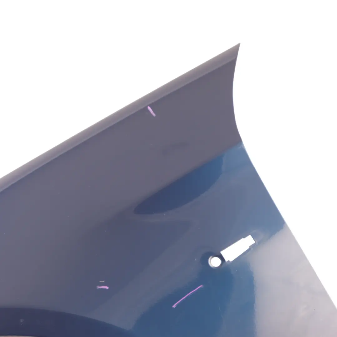 Side Panel BMW E90 E91 Fender Wing Front Left N/S Le Mans Blue Metallic - 381 to with Part number 7135679 Side Panel BMW E90 E91 Fender Wing Front Left N/S Le Mans Blue Metallic - 381 - SKU 7135679-LMB - Part number 7135679