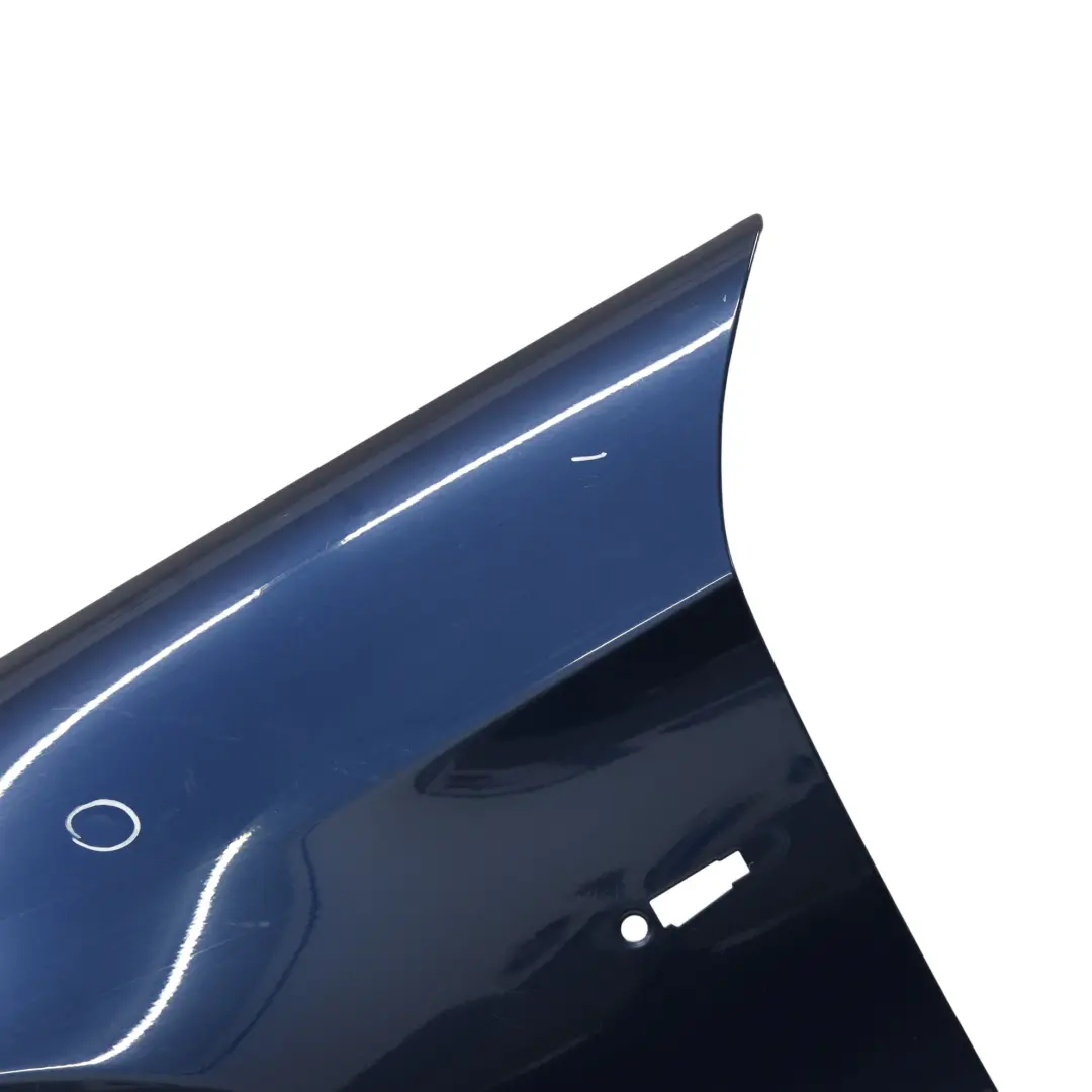 Side Panel BMW E90 E91 Fender Wing Front Left N/S Montegoblau Blue - A51 to with Part number 7135679 Side Panel BMW E90 E91 Fender Wing Front Left N/S Montegoblau Blue - A51 - SKU 7135679-MTB2 - Part number 7135679