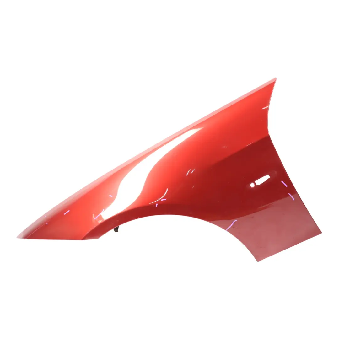 Side Panel Fender Wing Front Left N/S Vermilion Red - A82 to BMW E90 E91 with Part number 7135679 BMW E90 E91 Side Panel Fender Wing Front Left N/S Vermilion Red - A82 - SKU 7135679-VER1 - Part number 7135679
