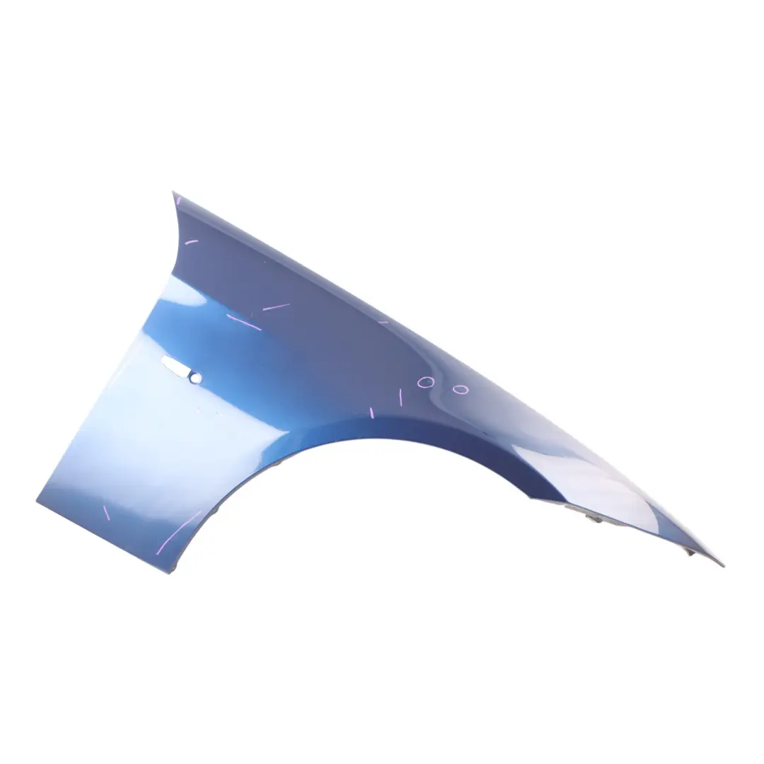 Panel Lateral Guardabarros Ala Delantera Derecha Le Mans Azul - 381 para BMW E90 E91 con número de pieza 7135680 BMW E90 E91 Panel Lateral Guardabarros Ala Delantera Derecha Le Mans Azul - 381 - SKU 7135680-LMB - Número de pieza 7135680