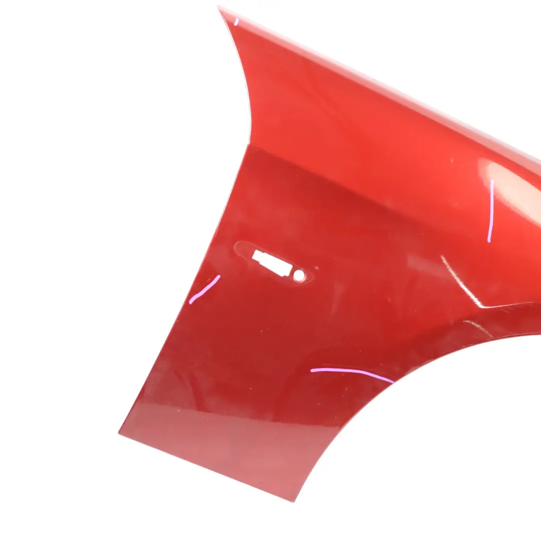 Side Panel BMW E90 E91 Fender Wing Front Right O/S Vermillion Red Metallic A82 to with Part number 7135680 Side Panel BMW E90 E91 Fender Wing Front Right O/S Vermillion Red Metallic A82 - SKU 7135680-VER - Part number 7135680
