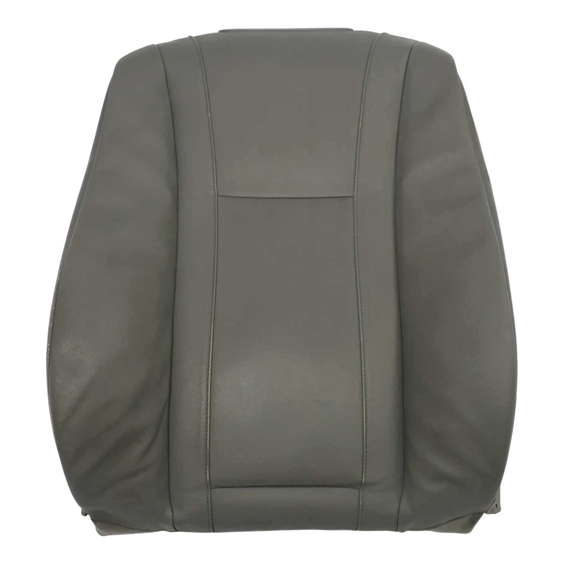 BMW E65 Front Seat Backrest Left Right N/O/S Heated Cover Leather Grey