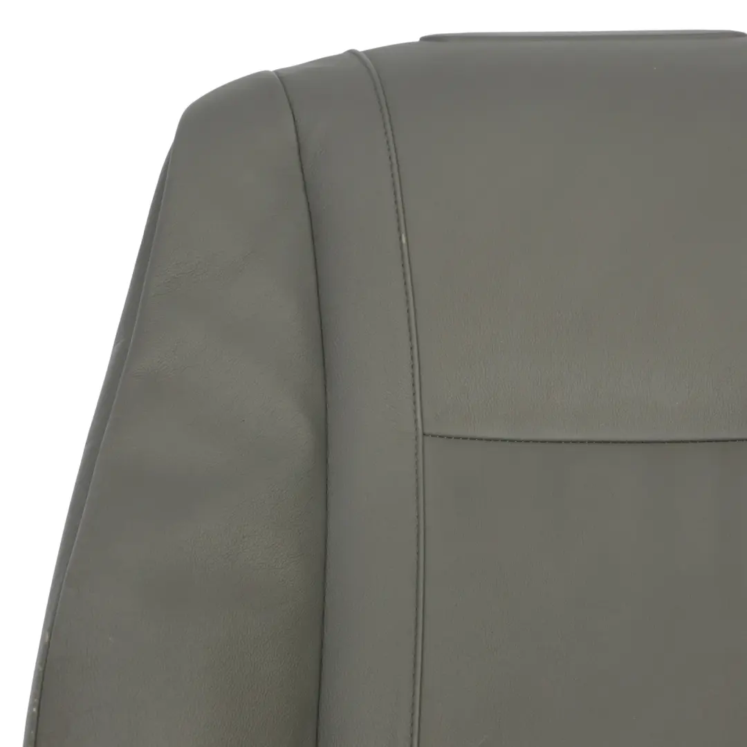 BMW E65 Front Seat Backrest Left Right N/O/S Heated Cover Leather Grey - SKU 7136653 - Part number 7136653