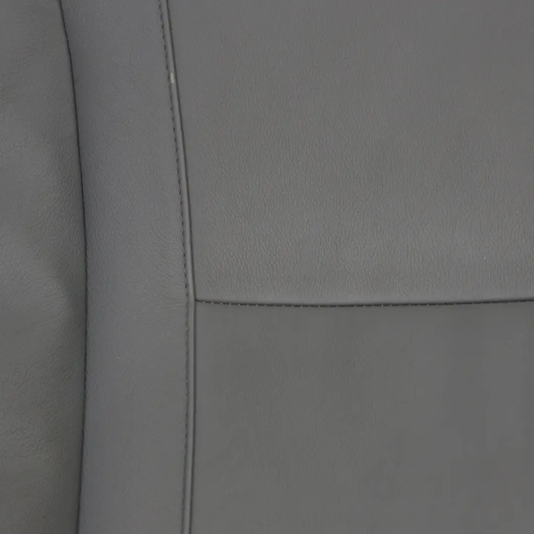 BMW E65 Front Seat Backrest Left Right N/O/S Heated Cover Leather Grey - SKU 7136653 - Part number 7136653