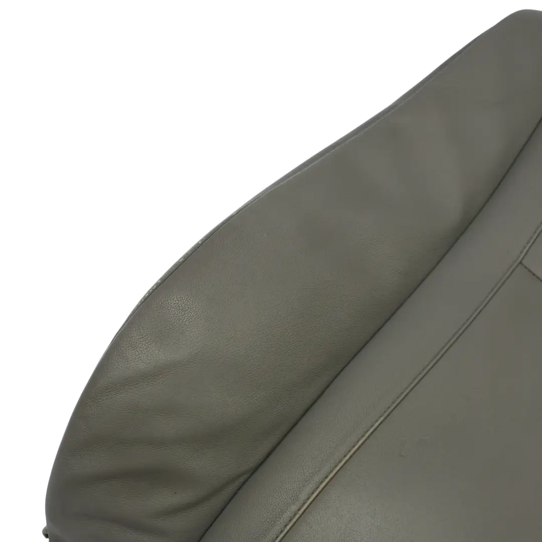 BMW E65 Front Seat Backrest Left Right N/O/S Heated Cover Leather Grey - SKU 7136653 - Part number 7136653