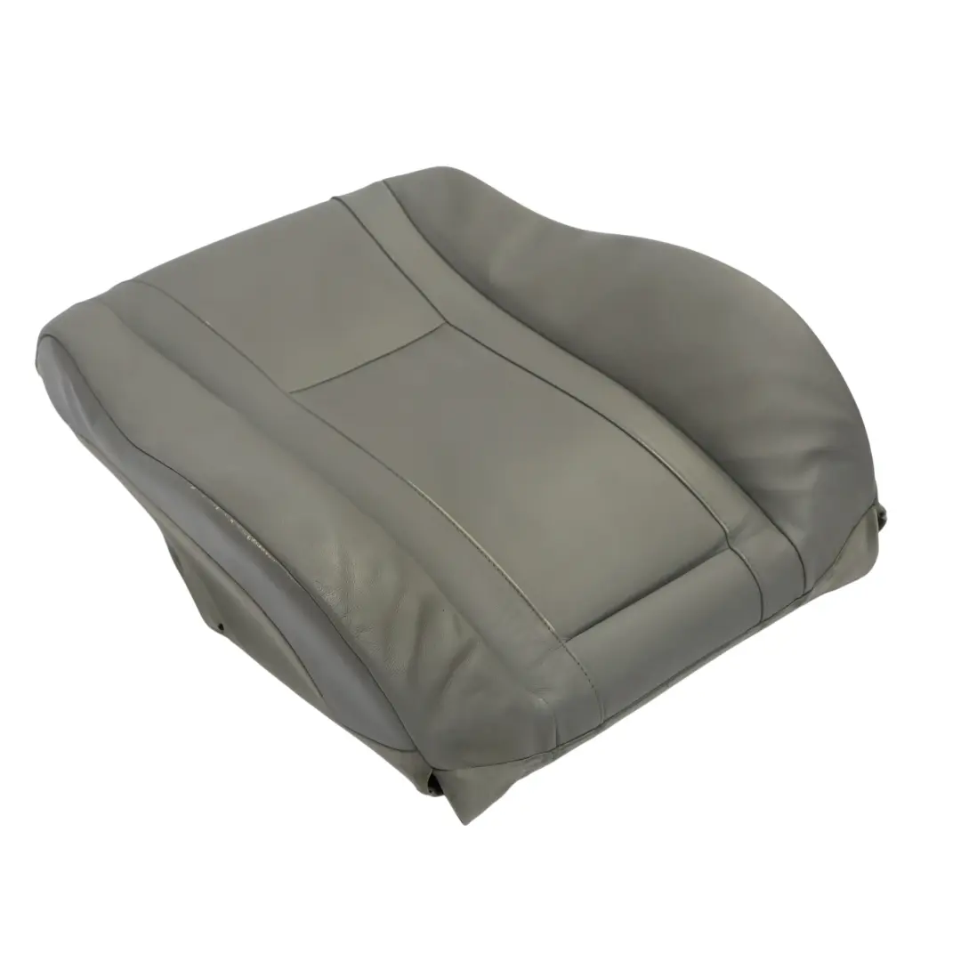 BMW E65 Front Seat Backrest Left Right N/O/S Heated Cover Leather Grey - SKU 7136653 - Part number 7136653