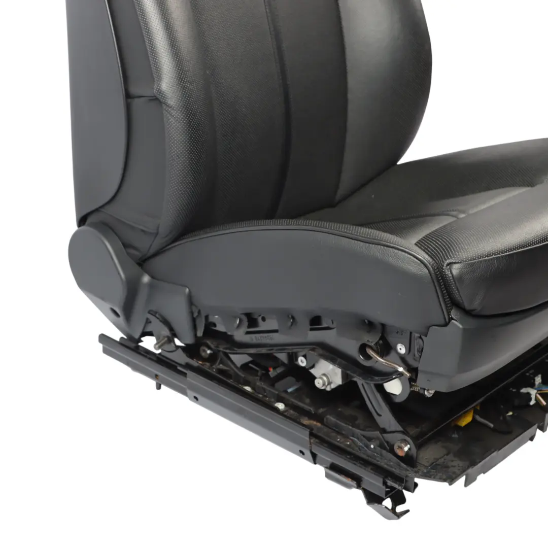 Heated Black Leather Front Left N/S Climate Comfort Seat to BMW E65 E66 with Part number 7146142 BMW E65 E66 Heated Black Leather Front Left N/S Climate Comfort Seat - SKU 7146142-1 - Part number 7146142
