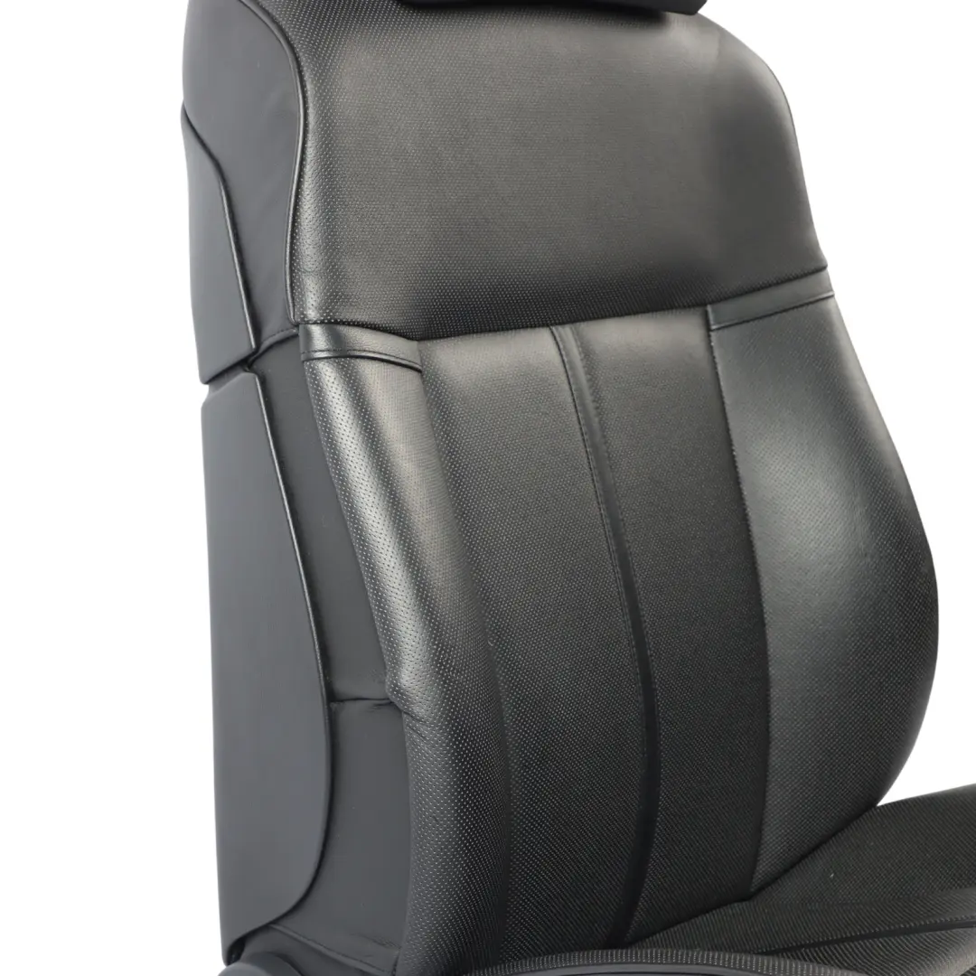 Heated Black Leather Front Left N/S Climate Comfort Seat to BMW E65 E66 with Part number 7146142 BMW E65 E66 Heated Black Leather Front Left N/S Climate Comfort Seat - SKU 7146142-1 - Part number 7146142