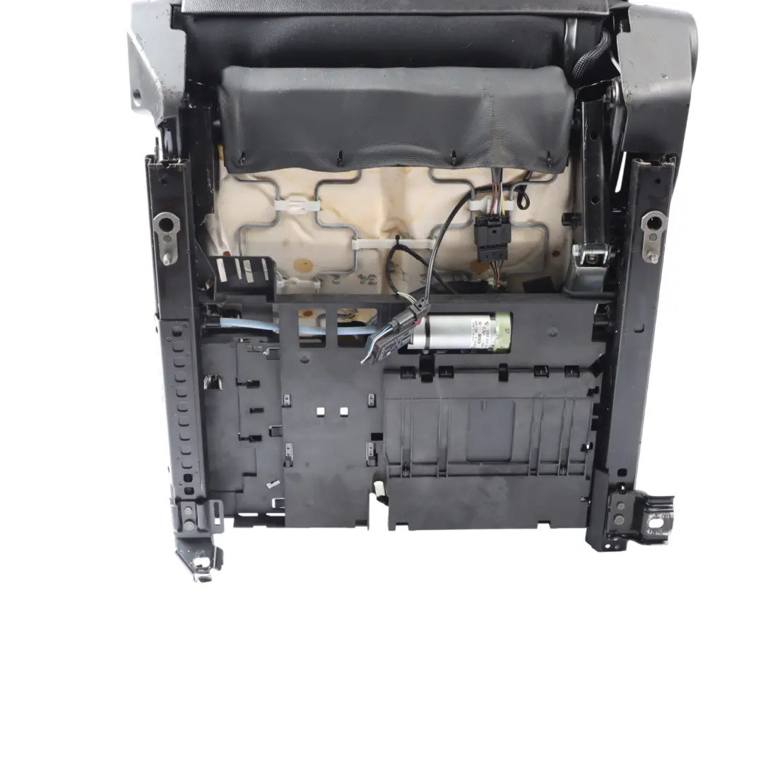 Heated Black Leather Front Right O/S Climate Comfort Seat to BMW E65 E66 with Part number 7146142 BMW E65 E66 Heated Black Leather Front Right O/S Climate Comfort Seat - SKU 7146142 - Part number 7146142