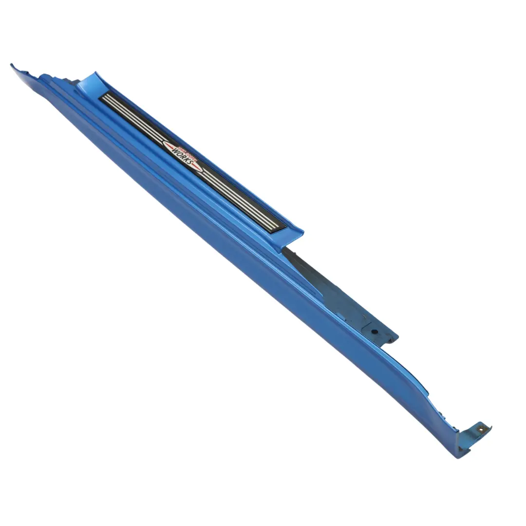 Schwellerverkleidung JCW Links Laser Blau Metallic - A59 für Mini R56 mit Teilenummer 7147915 Mini R56 Schwellerverkleidung JCW Links Laser Blau Metallic - A59 - SKU 7147915-LAB - Teilenummer 7147915
