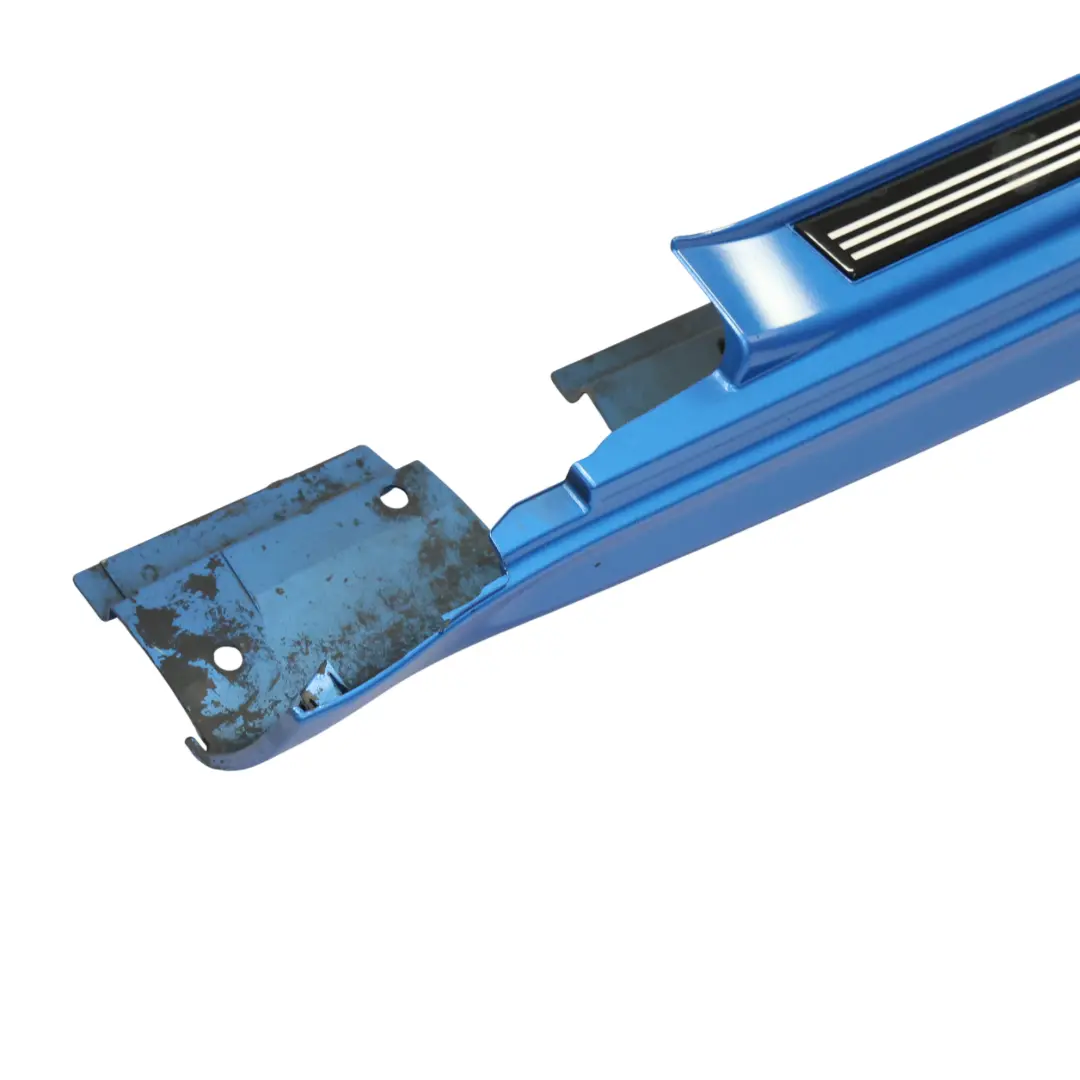 Couvre Cache de Seuil latérale JCW Garniture gauche Laser Blue - A59 pour Mini R56 à propos du numéro de pièce 7147915 Mini R56 Couvre Cache de Seuil latérale JCW Garniture gauche Laser Blue - A59 - SKU 7147915-LAB - Numéro de pièce 7147915