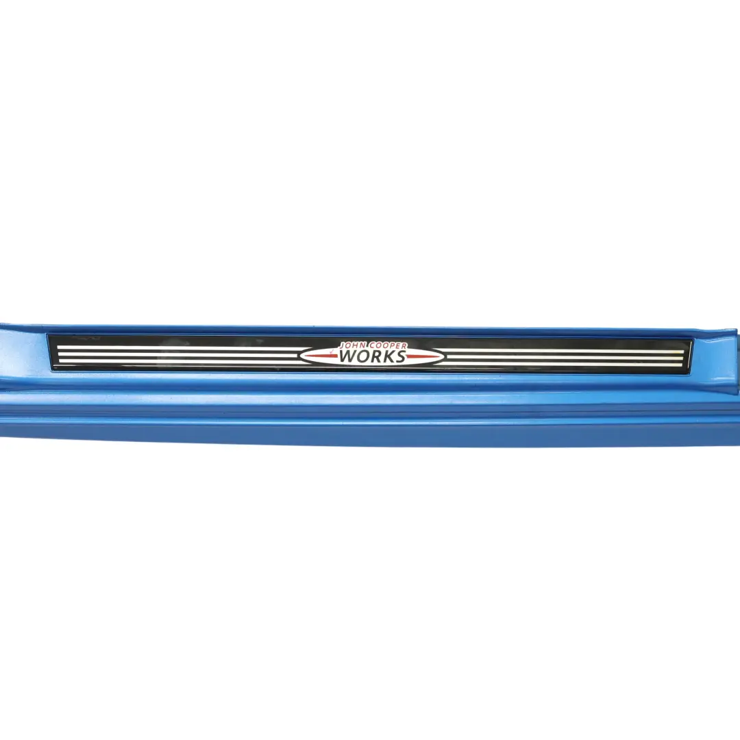 Schwellerverkleidung JCW Links Laser Blau Metallic - A59 für Mini R56 mit Teilenummer 7147915 Mini R56 Schwellerverkleidung JCW Links Laser Blau Metallic - A59 - SKU 7147915-LAB - Teilenummer 7147915