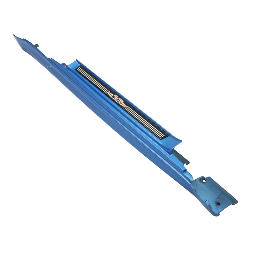 Minigonna Laterale Destra Cooper S Davanzale Porta Laser Blue - A59 per Mini R56 con numero di parte 7147916 Mini R56 Minigonna Laterale Destra Cooper S Davanzale Porta Laser Blue - A59 - SKU 7147916-LAB - Numero di parte 7147916