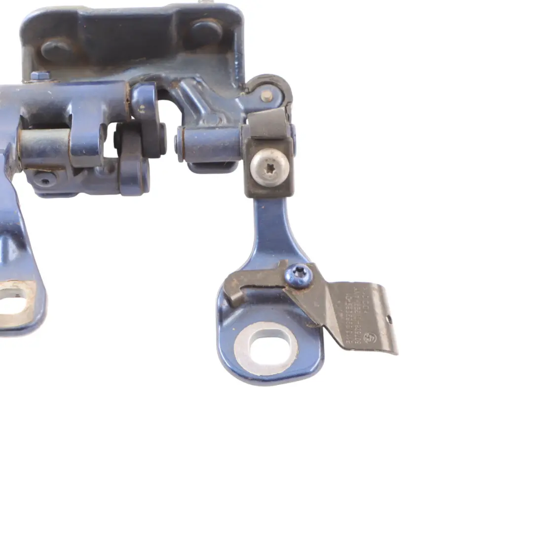 BMW E91 Rear Trunk Lid Hinge Right O/S Montego Blau Blue - A51 - SKU 7152676-MTB - Part number 7152676