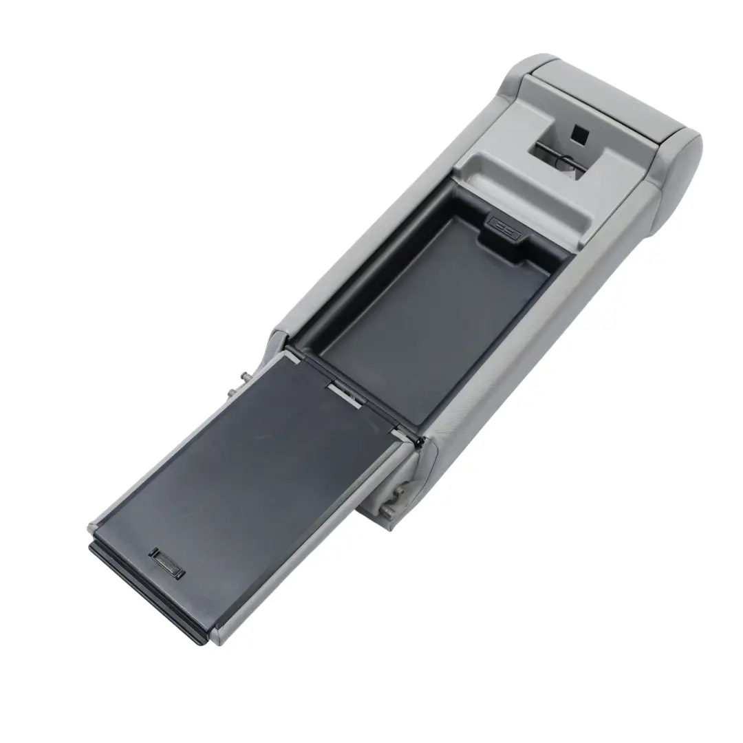 Respaldo Asiento Trasero Apoyabrazos Estante Portavasos Cuero Gris para BMW X5 E70 con número de pieza 7171148 BMW X5 E70 Respaldo Asiento Trasero Apoyabrazos Estante Portavasos Cuero Gris - SKU 7171148 - Número de pieza 7171148