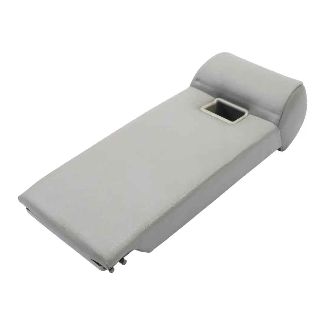 Backrest Centre Armrest Shelf Cup Holder Leather Grey to BMW X5 E70 Rear Seat with Part number 7171148 BMW X5 E70 Rear Seat Backrest Centre Armrest Shelf Cup Holder Leather Grey - SKU 7171148 - Part number 7171148