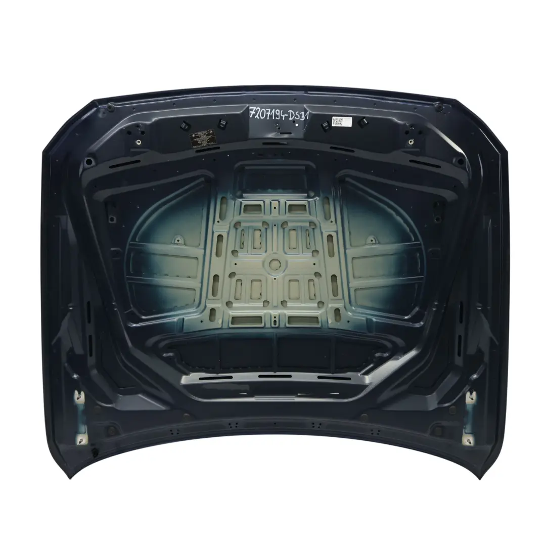 Hood Bonnet Aluminium Cover Panel Tiefseeblau Metallic - A76 to BMW F10 with Part number 7207194 BMW F10 Hood Bonnet Aluminium Cover Panel Tiefseeblau Metallic - A76 - SKU 7207194-DSB1 - Part number 7207194