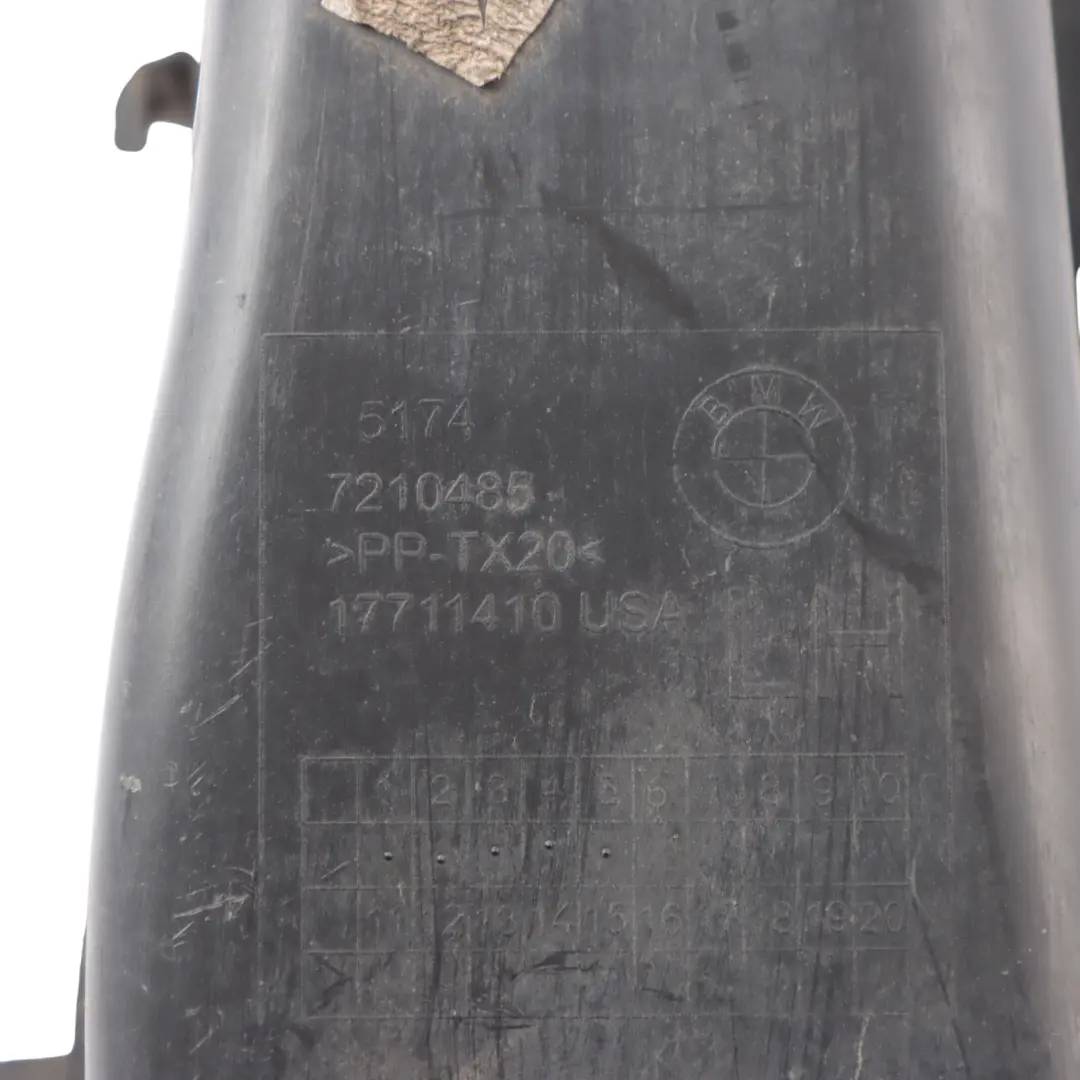 Brake Cooling Air Vent Duct Front Left N/S Air Line to BMW X3 F25 with Part number 7210485 BMW X3 F25 Brake Cooling Air Vent Duct Front Left N/S Air Line - SKU 7210485 - Part number 7210485