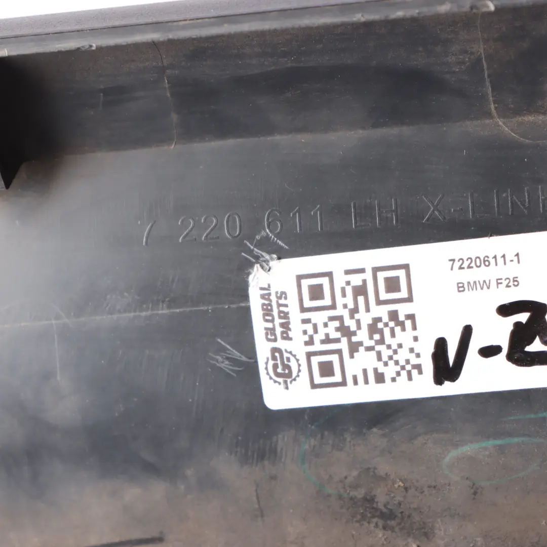 Osłona Listwa Dolna Drzwi Progu Lewy Tył do BMW X3 F25 o numerze 7220611 BMW X3 F25 Osłona Listwa Dolna Drzwi Progu Lewy Tył - SKU 7220611-1 - Numer Części 7220611