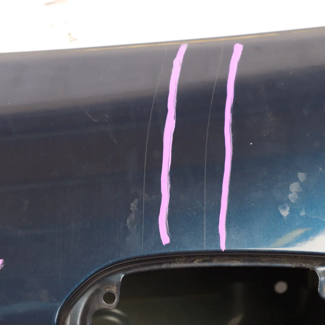 BMW Z4 E89 Door Front Left N/S Tiefseeblau Deep Sea Blue Metallic - A76 - SKU 7225135-DSB - Part number 7225135