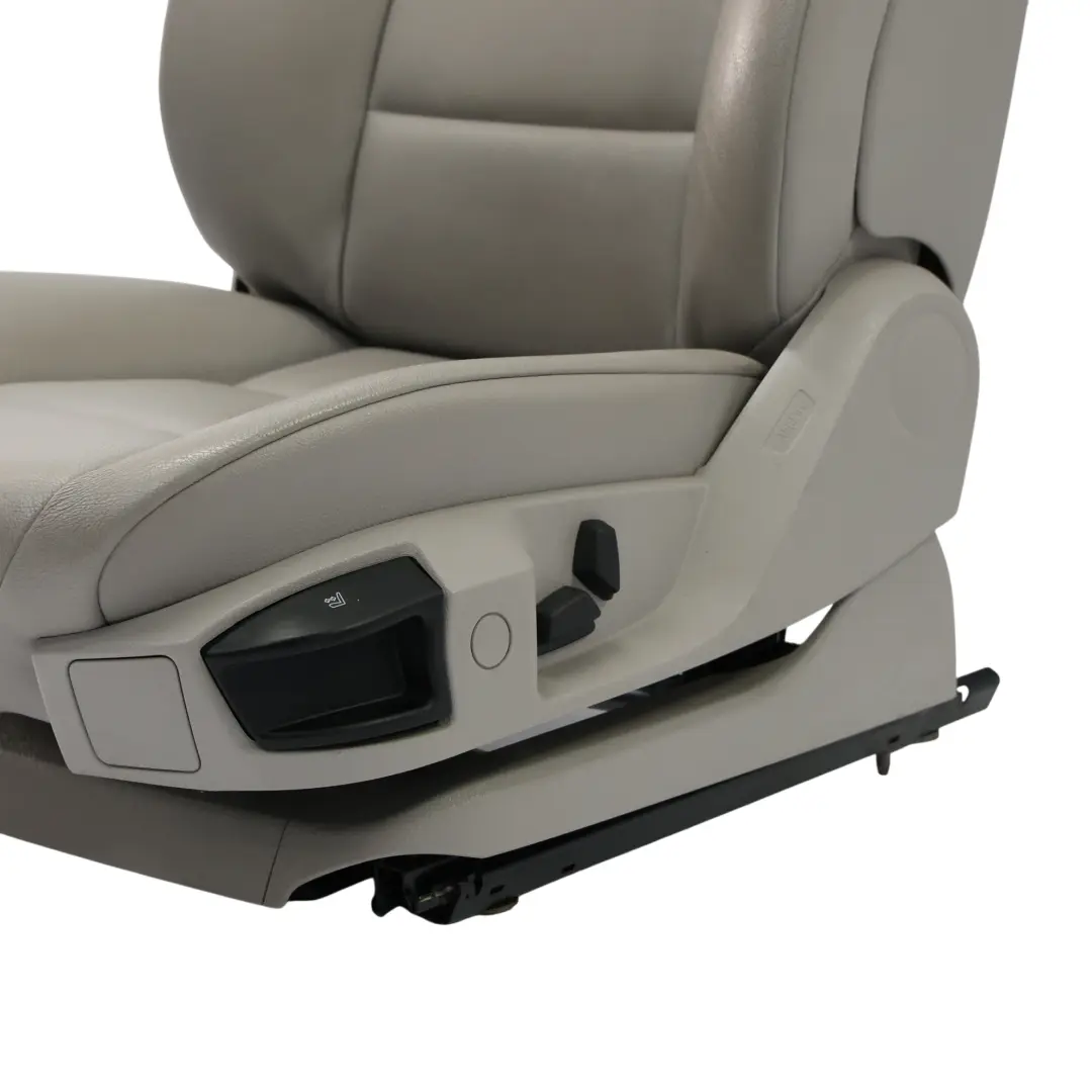 Asiento Delantero Eléctrico Calefactable Cuero Izquierdo Gris para BMW F07 F10 F11 con número de pieza 7230650 BMW F07 F10 F11 Asiento Delantero Eléctrico Calefactable Cuero Izquierdo Gris - SKU 7230650-1 - Número de pieza 7230650