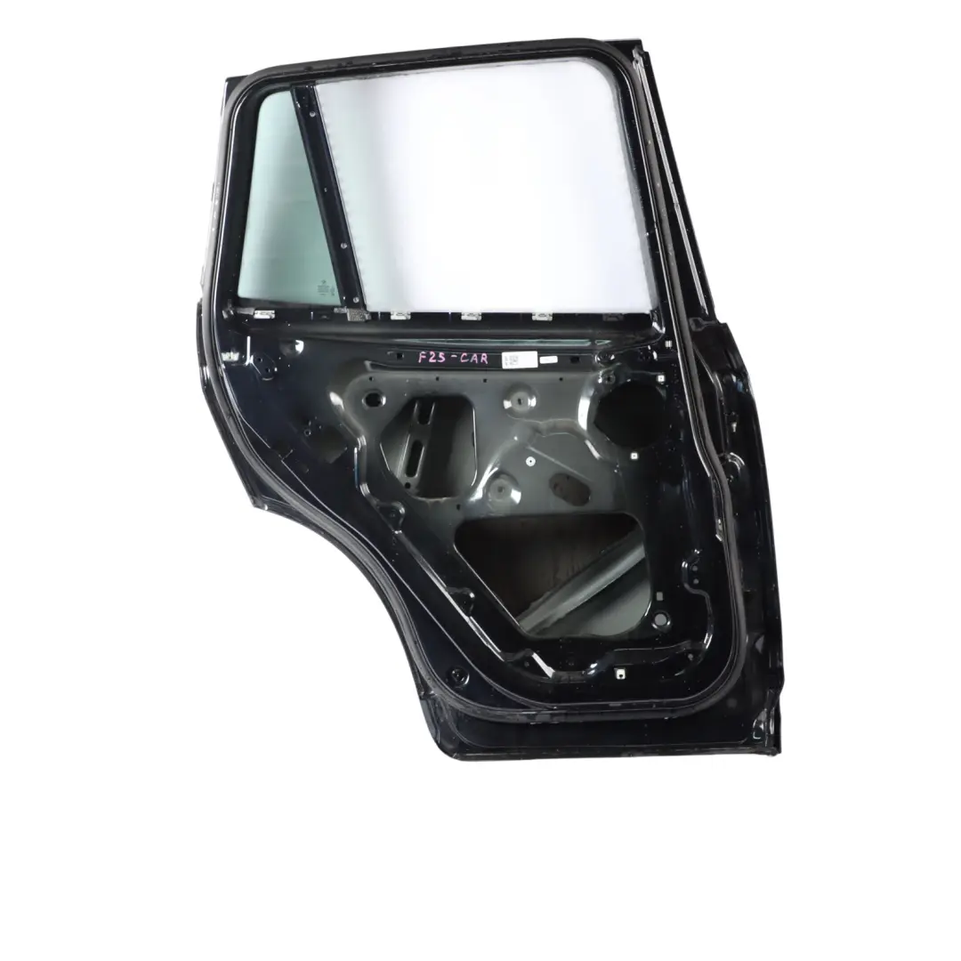 Door Rear Left N/S Carbonschwarz Black Metallic - 416 to BMW X3 F25 with Part number 7238695 BMW X3 F25 Door Rear Left N/S Carbonschwarz Black Metallic - 416 - SKU 7238695-CAR - Part number 7238695