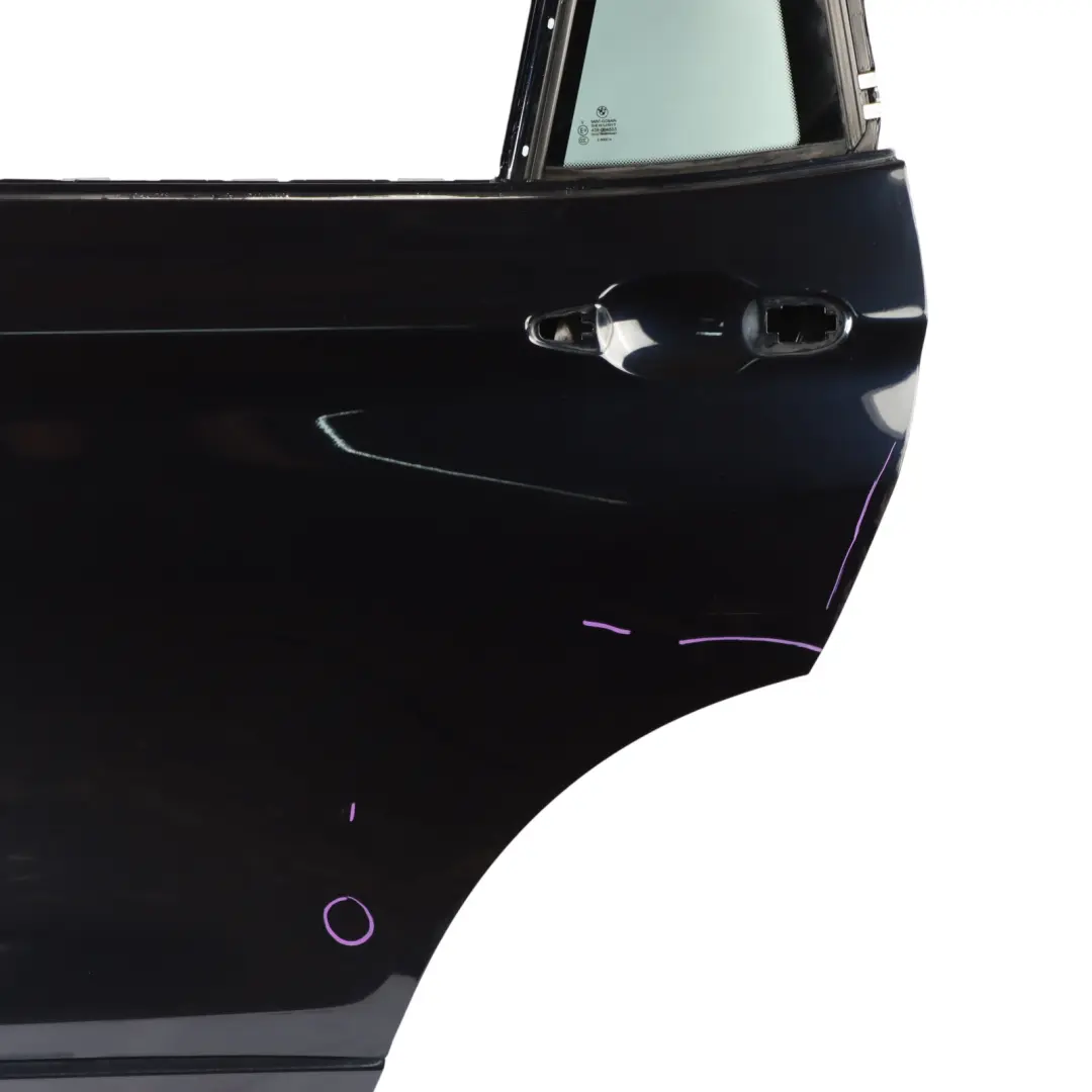 Door Rear Left N/S Carbonschwarz Black Metallic - 416 to BMW X3 F25 with Part number 7238695 BMW X3 F25 Door Rear Left N/S Carbonschwarz Black Metallic - 416 - SKU 7238695-CAR - Part number 7238695