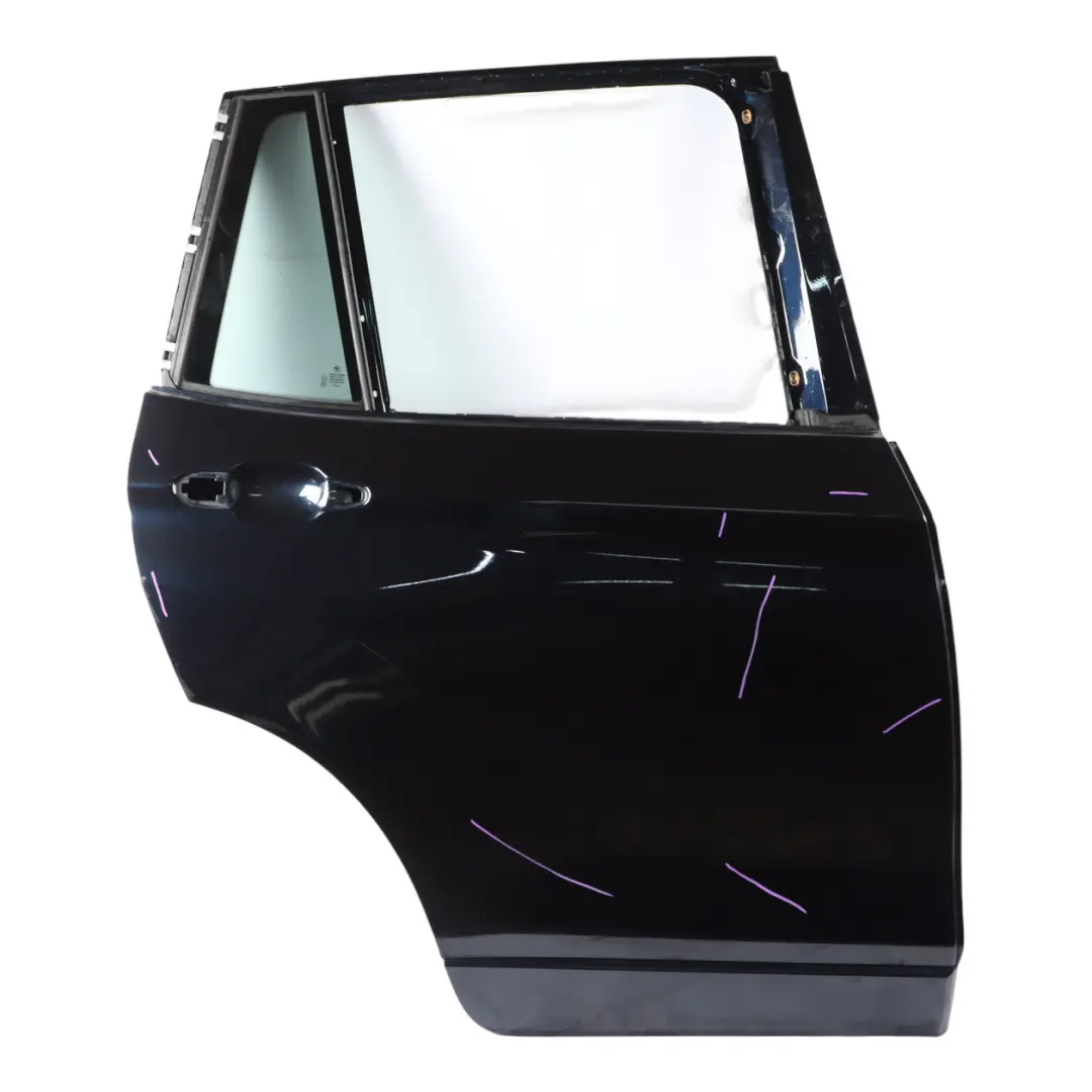 Door Rear Right O/S Carbonschwarz Carbon Black Metallic - 416 to BMW X3 F25 with Part number 7238696 BMW X3 F25 Door Rear Right O/S Carbonschwarz Carbon Black Metallic - 416 - SKU 7238696-CAR - Part number 7238696