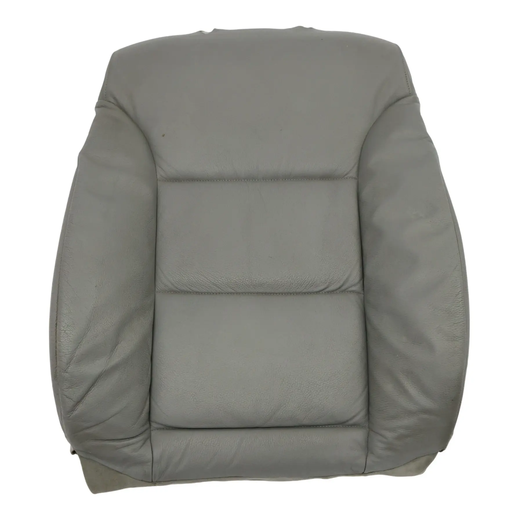 Respaldo Asiento BMW E60 E61 Delantero Izquierdo Derecho Funda Cuero Panel Gris