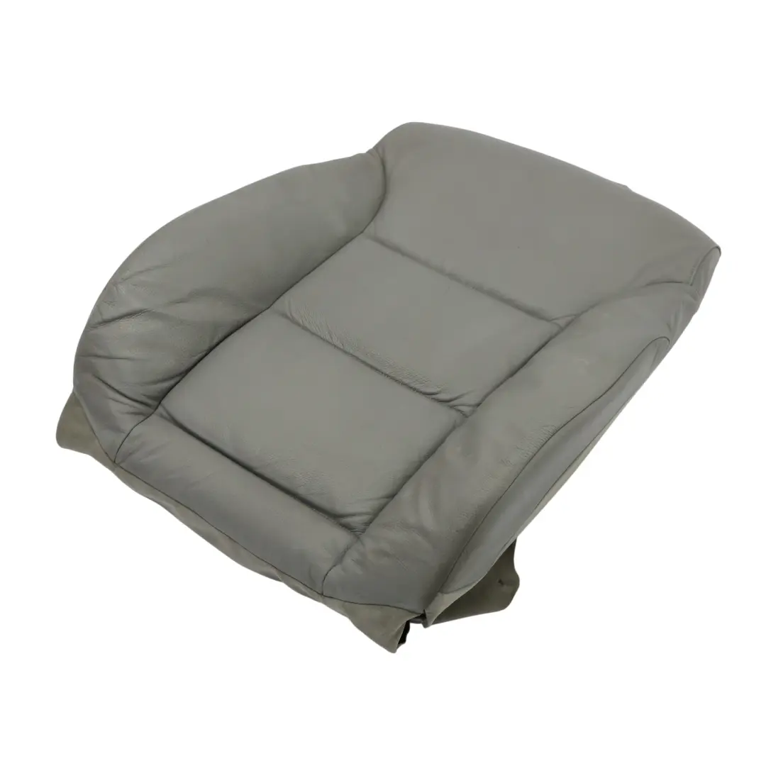 Seat Backrest BMW E60 E61 Front Left Right N/O/S Leather Cover Panel Grey - SKU 7249322-3 - Part number 7249322