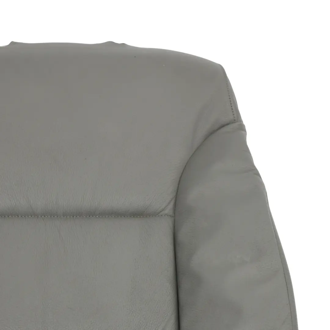  Sitzlehne BMW E60 E61 Vorne Links Rechts Lederbezug Verkleidung Grau - SKU 7249322-3 - Teilenummer 7249322