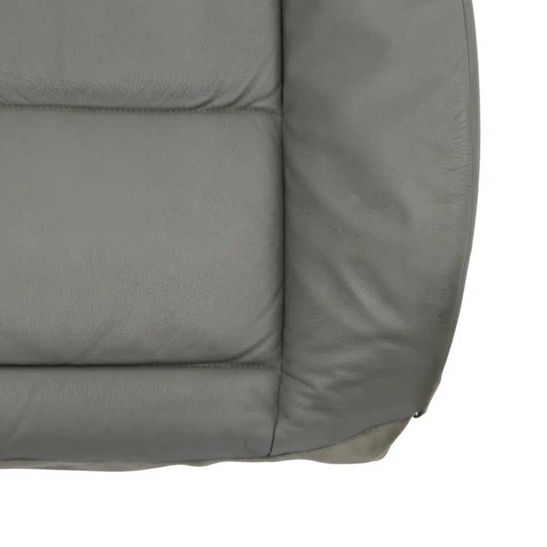 Seat Backrest BMW E60 E61 Front Left Right N/O/S Leather Cover Panel Grey - SKU 7249322-3 - Part number 7249322