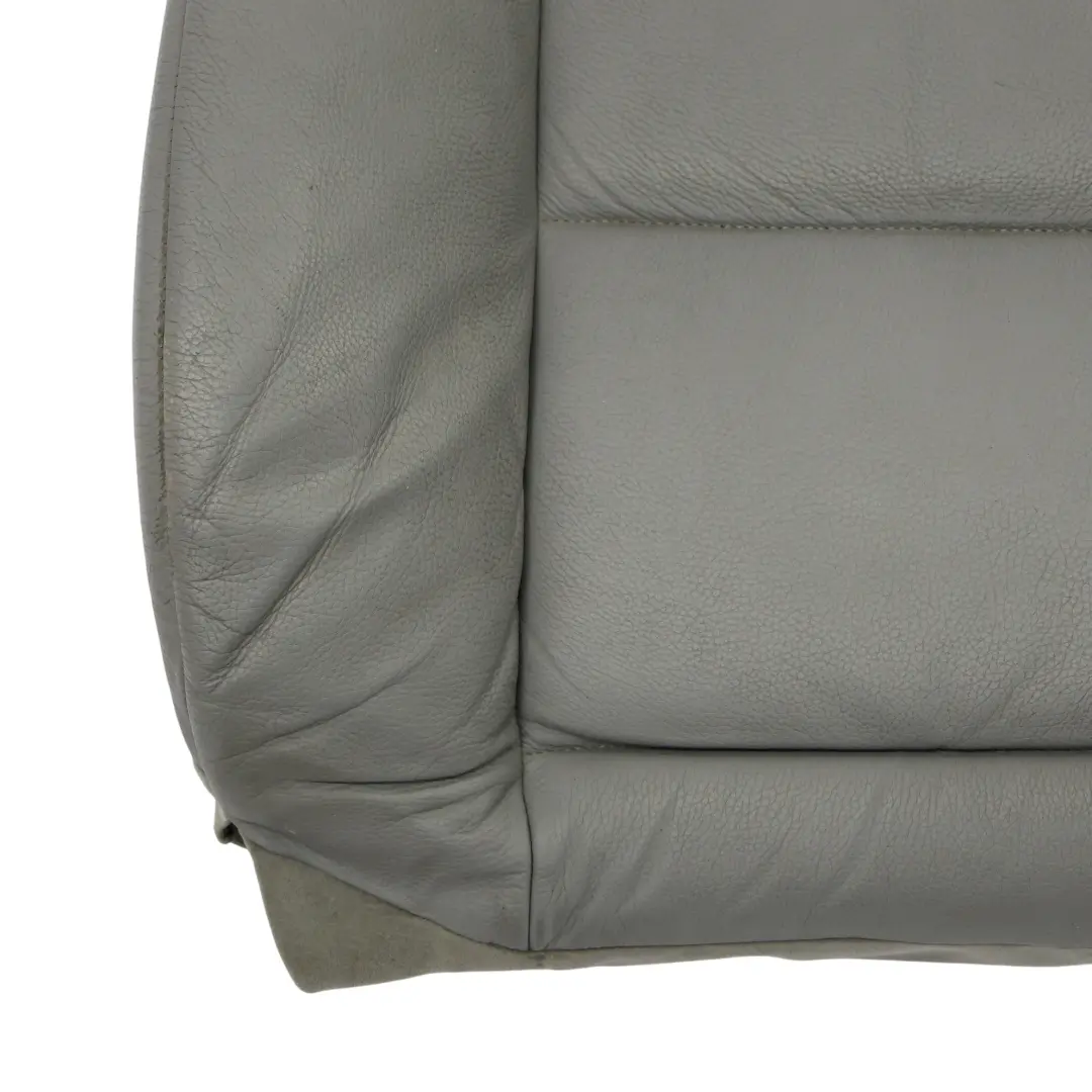  Sitzlehne BMW E60 E61 Vorne Links Rechts Lederbezug Verkleidung Grau - SKU 7249322-3 - Teilenummer 7249322