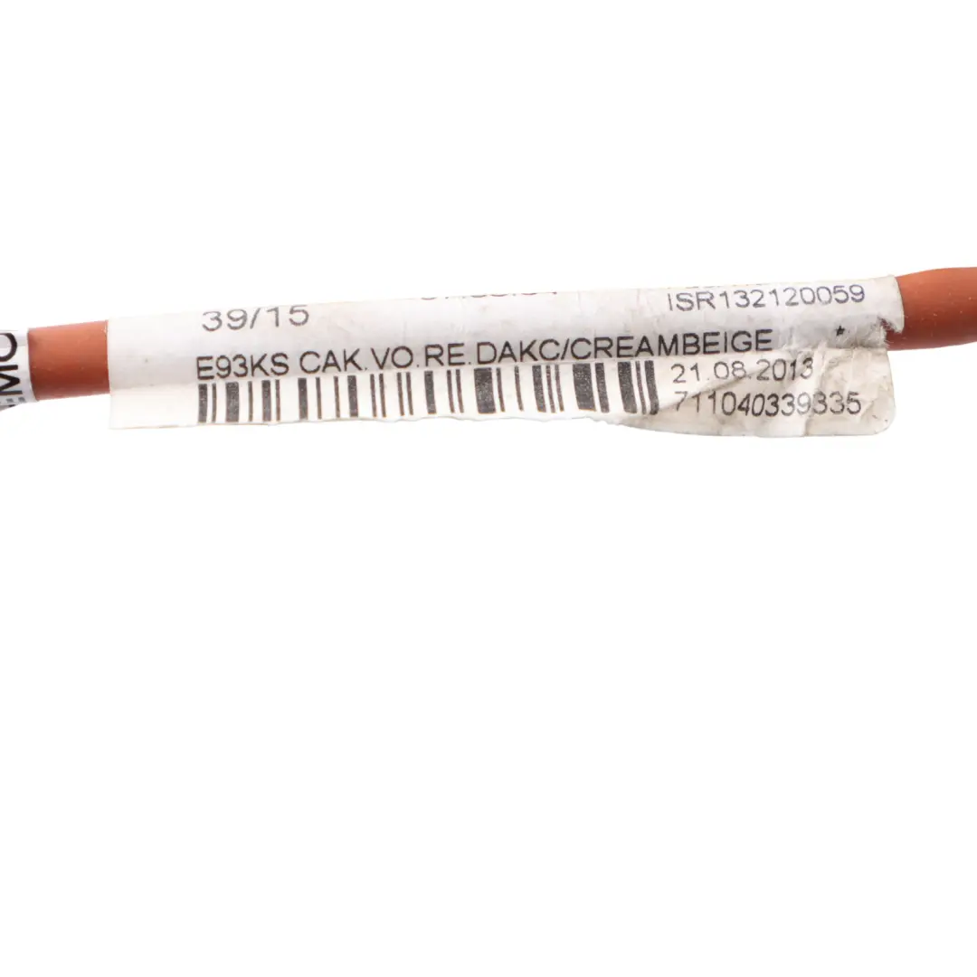 Cabriolet BMW E93 Appuie Tête Avant Droit Pour Siège Cuir Beige Crème - SKU 7249922 - Numéro de pièce 7249922