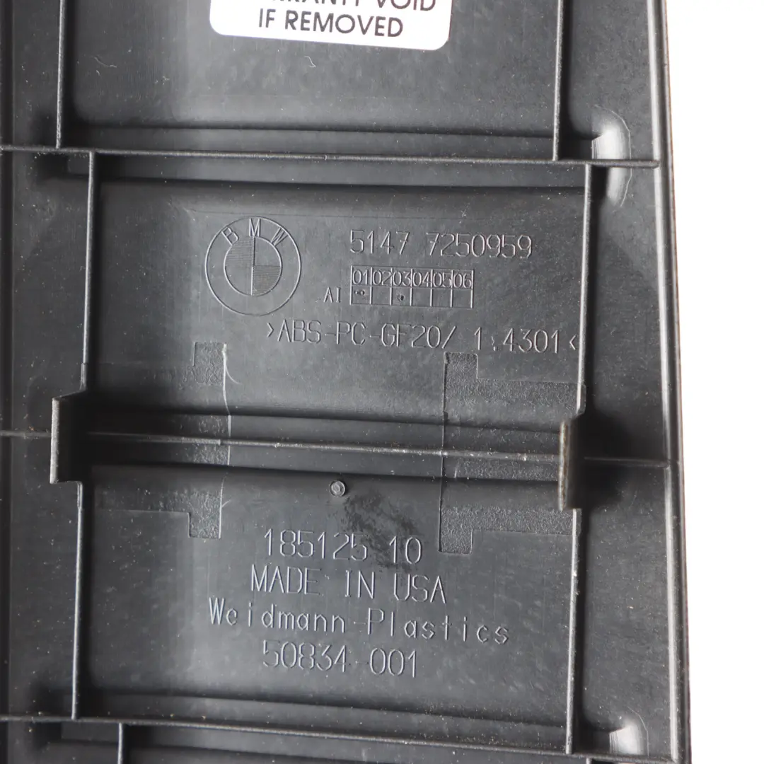 Loading Edge Trunk Sill Steel Insert Left Panel Cover SET to BMW X3 F25 with Part number 7250959 BMW X3 F25 Loading Edge Trunk Sill Steel Insert Left Panel Cover SET - SKU 7250959-1 - Part number 7250959