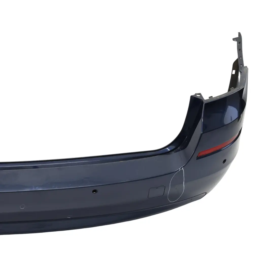 BMW F11 Touring Zderzak Tylny PDC Tiefseeblau Niebieski Metalik - A76 - SKU 7254917-DSB2 - Numer Części 7254917