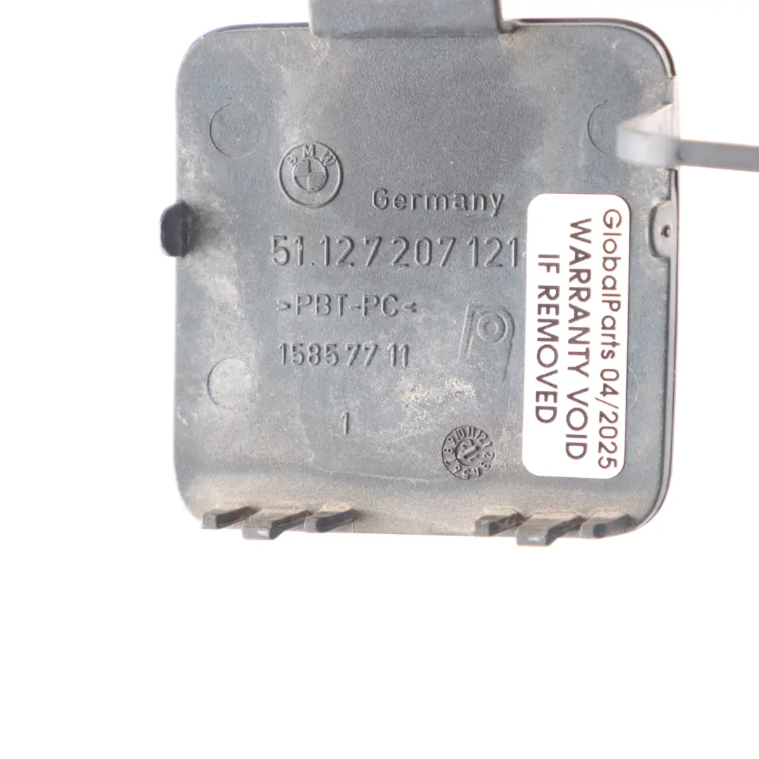 Bumper Towing Eye Cover Cap Black Sapphire Metallic - 475 7207121 to BMW F11 Rear with Part number 7254922 BMW F11 Rear Bumper Towing Eye Cover Cap Black Sapphire Metallic - 475 7207121 - SKU 7254922-BS - Part number 7254922