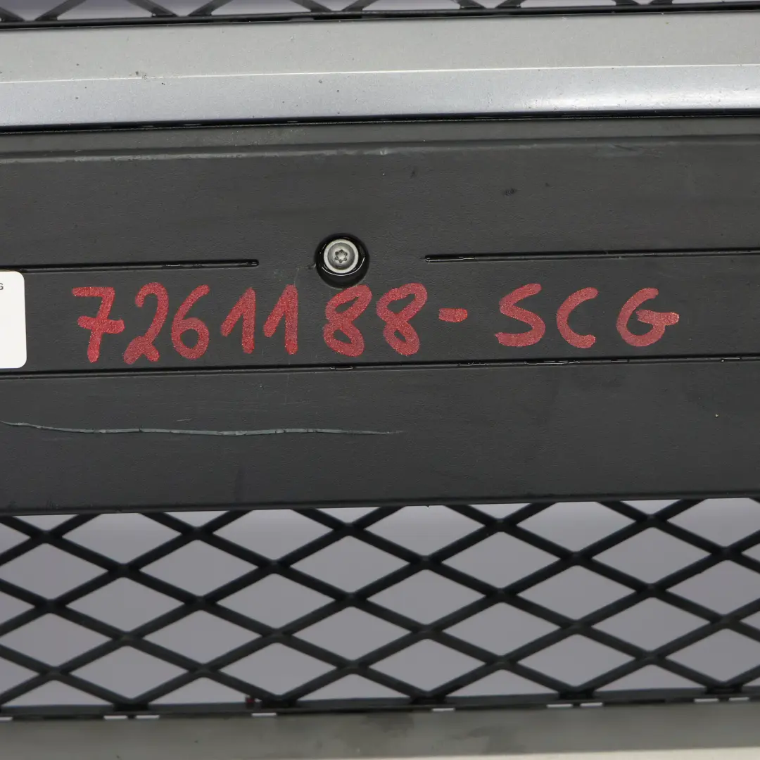 Front Bumper Trim Panel Covering Spacegrau Grey Metallic - A52 to BMW X3 F25 with Part number 7261188 BMW X3 F25 Front Bumper Trim Panel Covering Spacegrau Grey Metallic - A52 - SKU 7261188-SCG - Part number 7261188