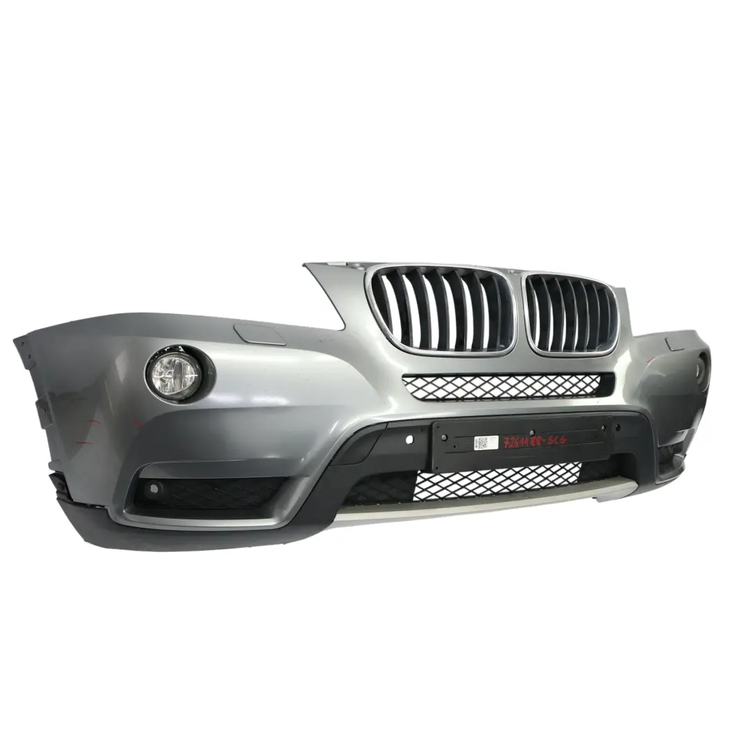 Front Bumper Trim Panel Covering Spacegrau Grey Metallic - A52 to BMW X3 F25 with Part number 7261188 BMW X3 F25 Front Bumper Trim Panel Covering Spacegrau Grey Metallic - A52 - SKU 7261188-SCG - Part number 7261188