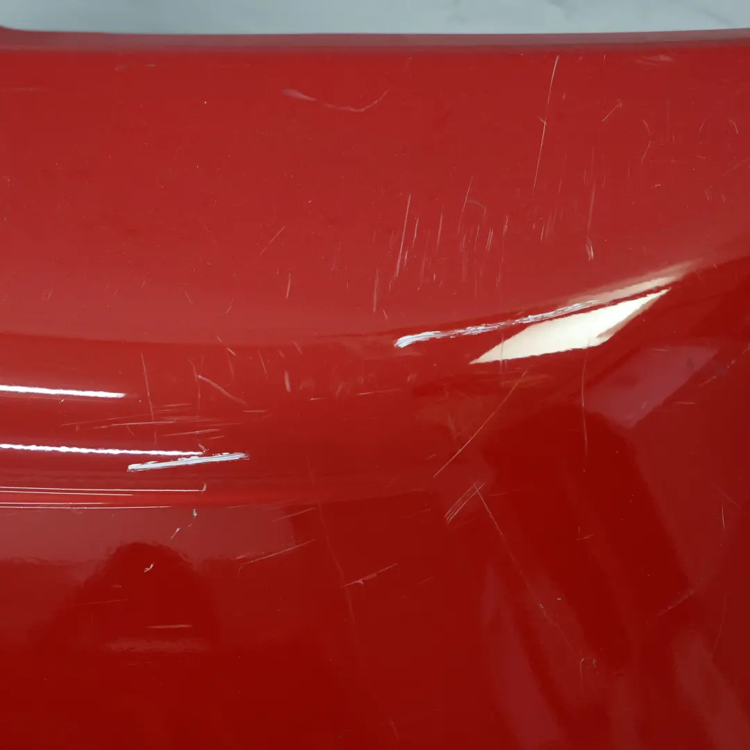 Bumper Trim Panel Covering Chili Red - 851 to Mini R56 R57 LCI R58 Rear with Part number 7264355 Mini R56 R57 LCI R58 Rear Bumper Trim Panel Covering Chili Red - 851 - SKU 7264355-CHRED - Part number 7264355